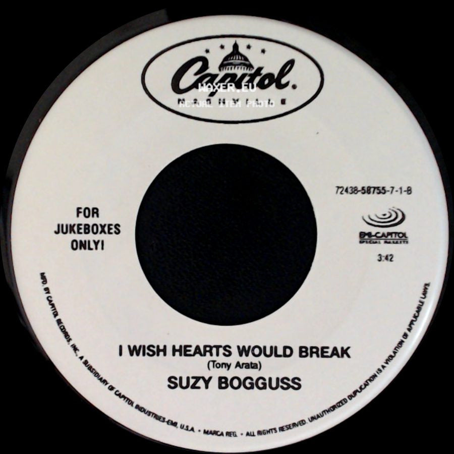 Suzy Bogguss - I Wish Hearts Would Break / From Where I Stand side A