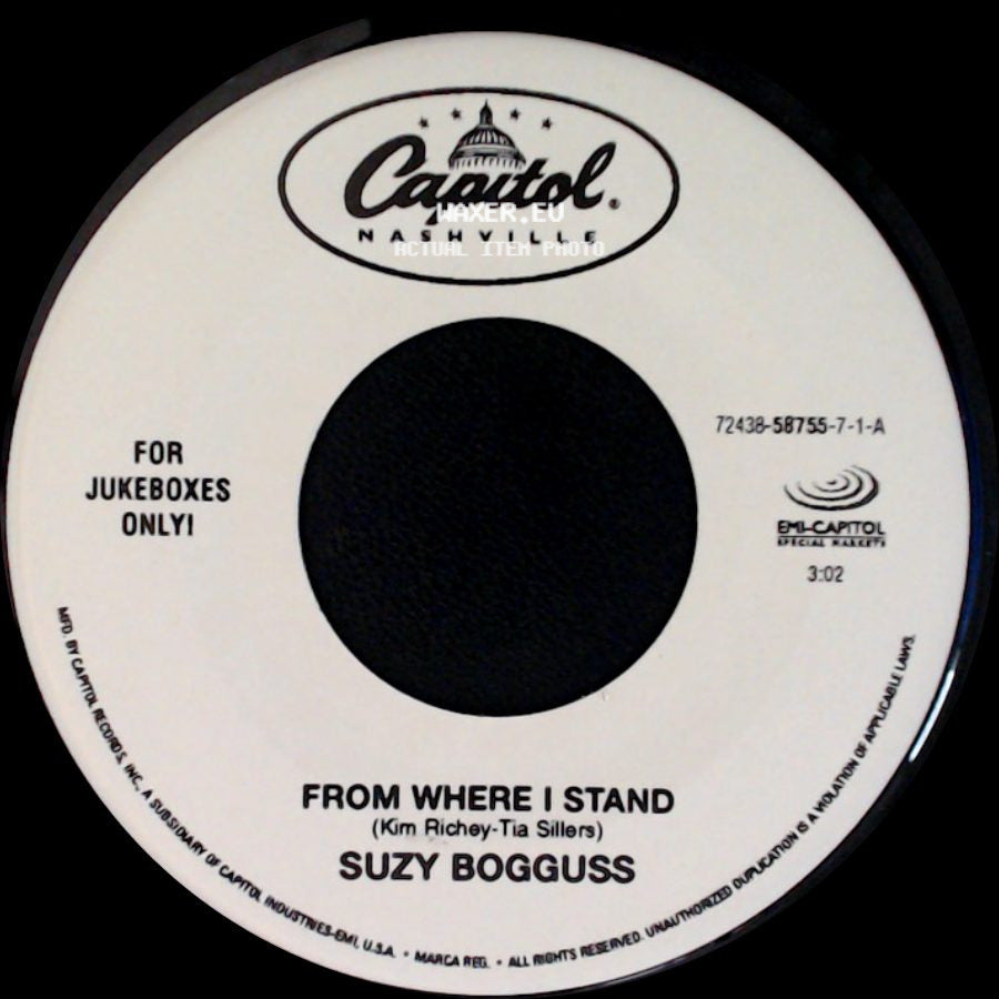 Suzy Bogguss - From Where I Stand / I Wish Hearts Would Break side A