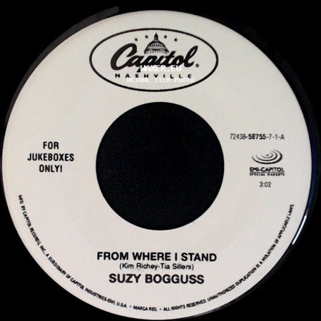 Suzy Bogguss - From Where I Stand / I Wish Hearts Would Break side A