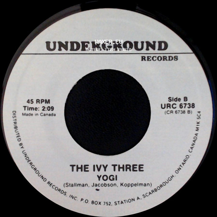 The Intrigues / The Ivy Three - In A Moment / Yogi side B