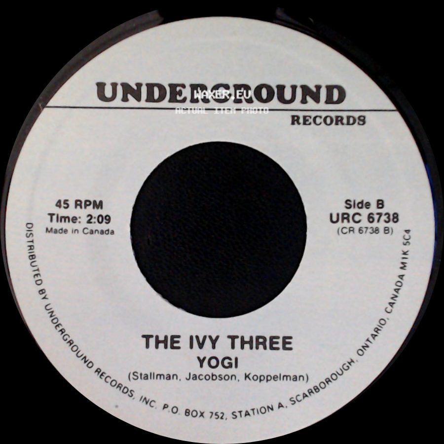 The Intrigues / The Ivy Three - In A Moment / Yogi side B