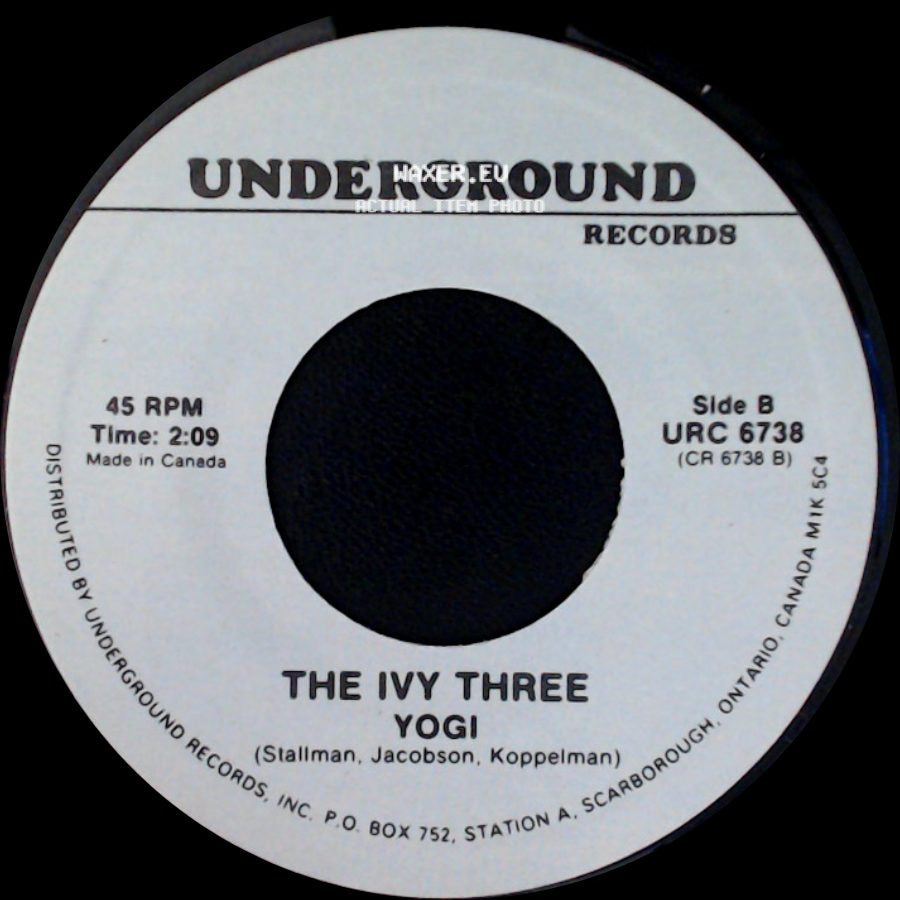 The Intrigues / The Ivy Three - In A Moment / Yogi side B