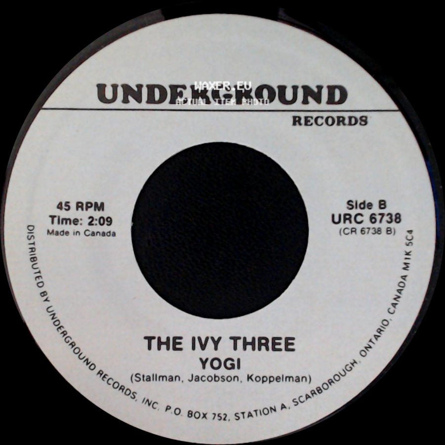 The Intrigues / The Ivy Three - In A Moment / Yogi side B