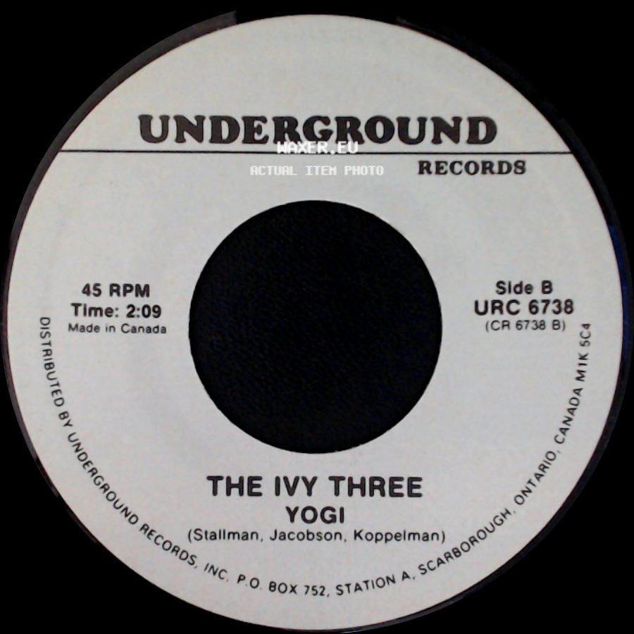 The Intrigues / The Ivy Three - In A Moment / Yogi side B