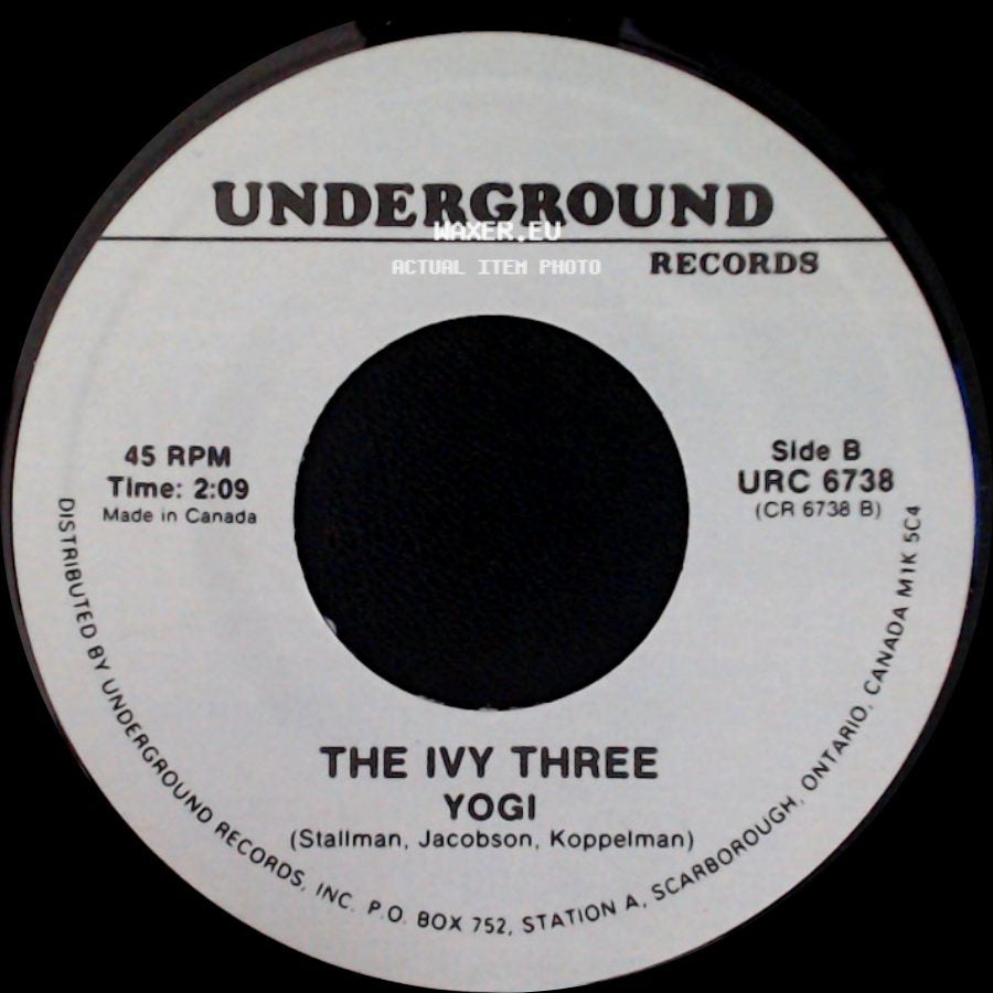 The Intrigues / The Ivy Three - In A Moment / Yogi side B