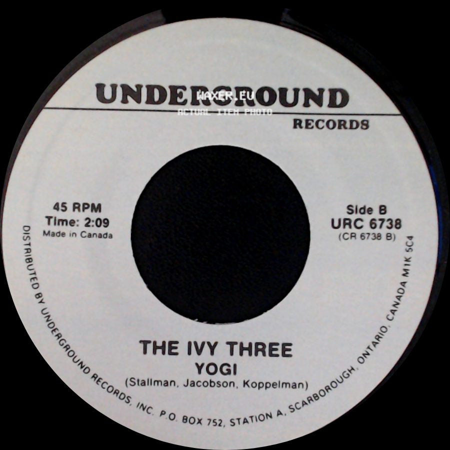 The Intrigues / The Ivy Three - In A Moment / Yogi side B