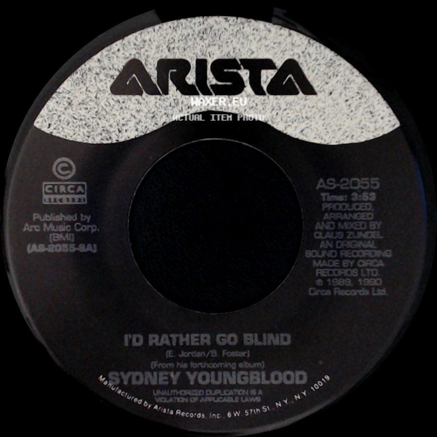 Sydney Youngblood - I'd Rather Go Blind / Could It Be (I'm In Love) side A