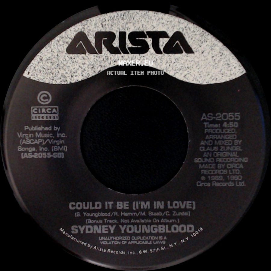 Sydney Youngblood - I'd Rather Go Blind / Could It Be (I'm In Love) side B