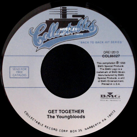 The Youngbloods - Darkness, Darkness / Get Together side B