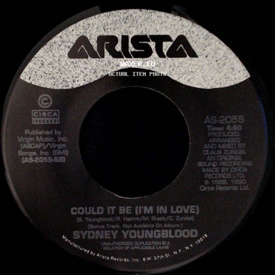 Sydney Youngblood - Could It Be (I'm In Love) / I'd Rather Go Blind side A