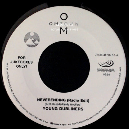 Young Dubliners - Neverending (Radio Edit) / Red side A
