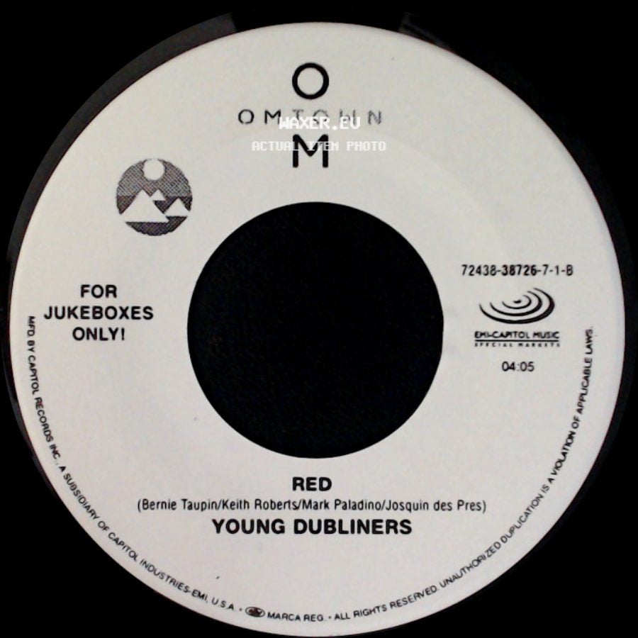 Young Dubliners - Neverending (Radio Edit) / Red side B