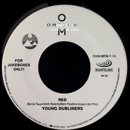 Young Dubliners - Red / Neverending (Radio Edit) side A