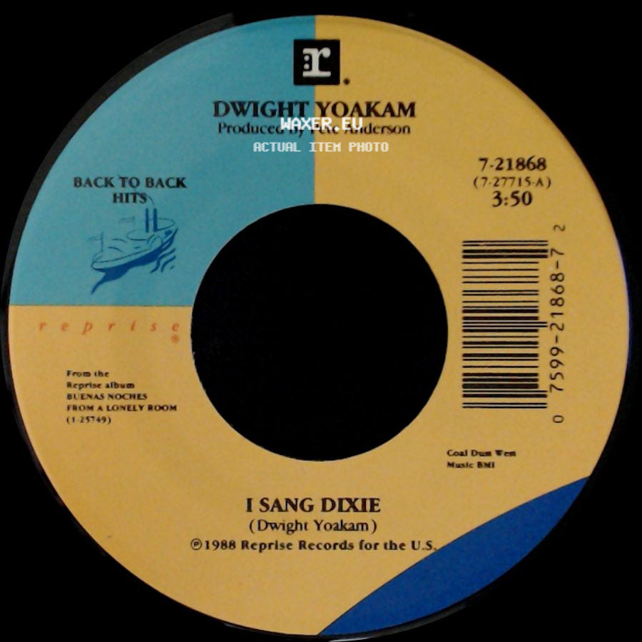 Dwight Yoakam - I Sang Dixie / Long White Cadillac side A