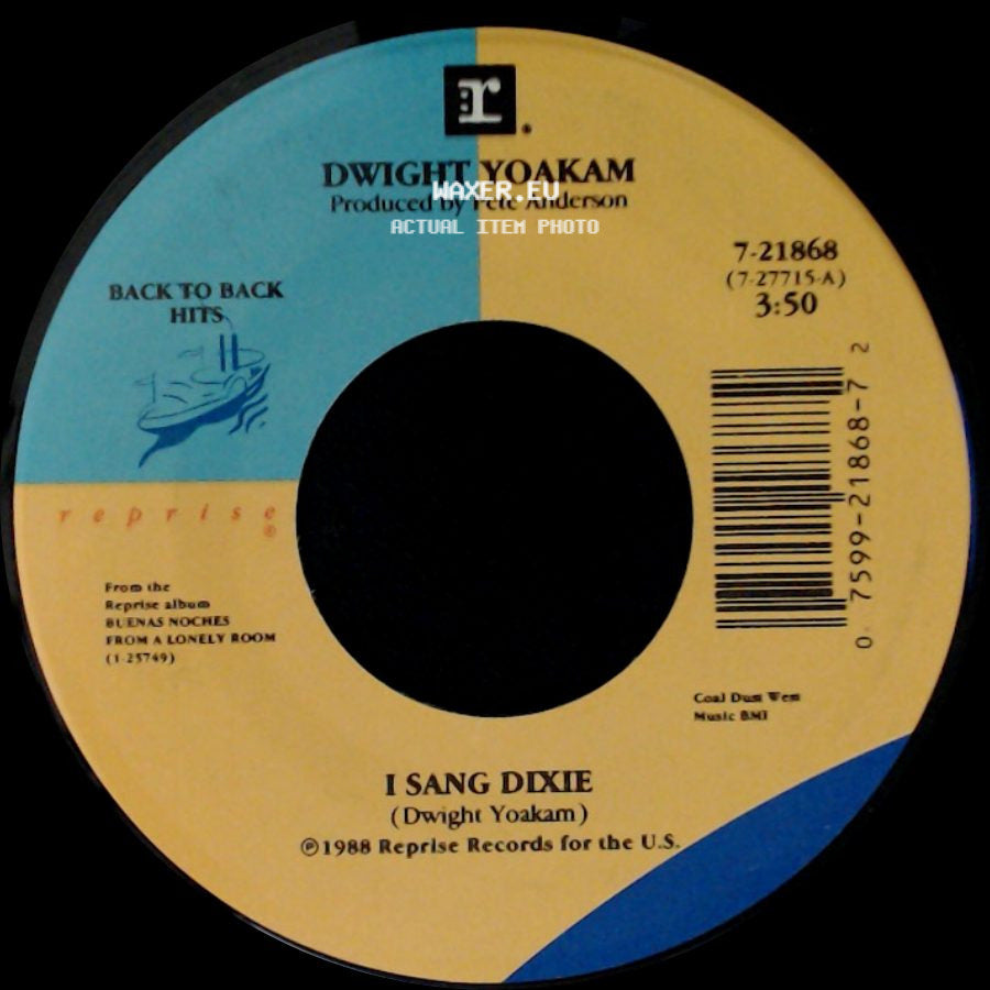 Dwight Yoakam - I Sang Dixie / Long White Cadillac side A