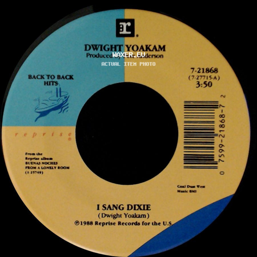 Dwight Yoakam - I Sang Dixie / Long White Cadillac side A