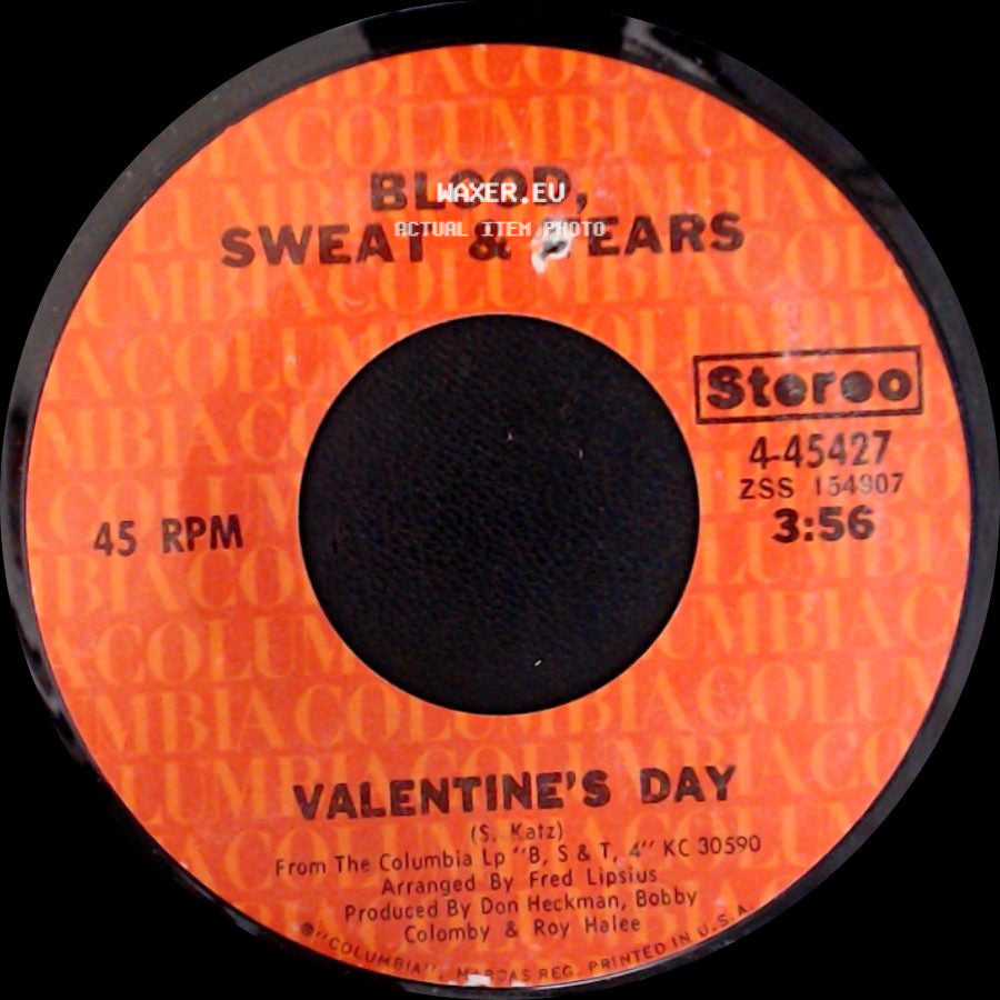 Blood, Sweat & Tears - Valentine's Day / Go Down Gamblin' side A
