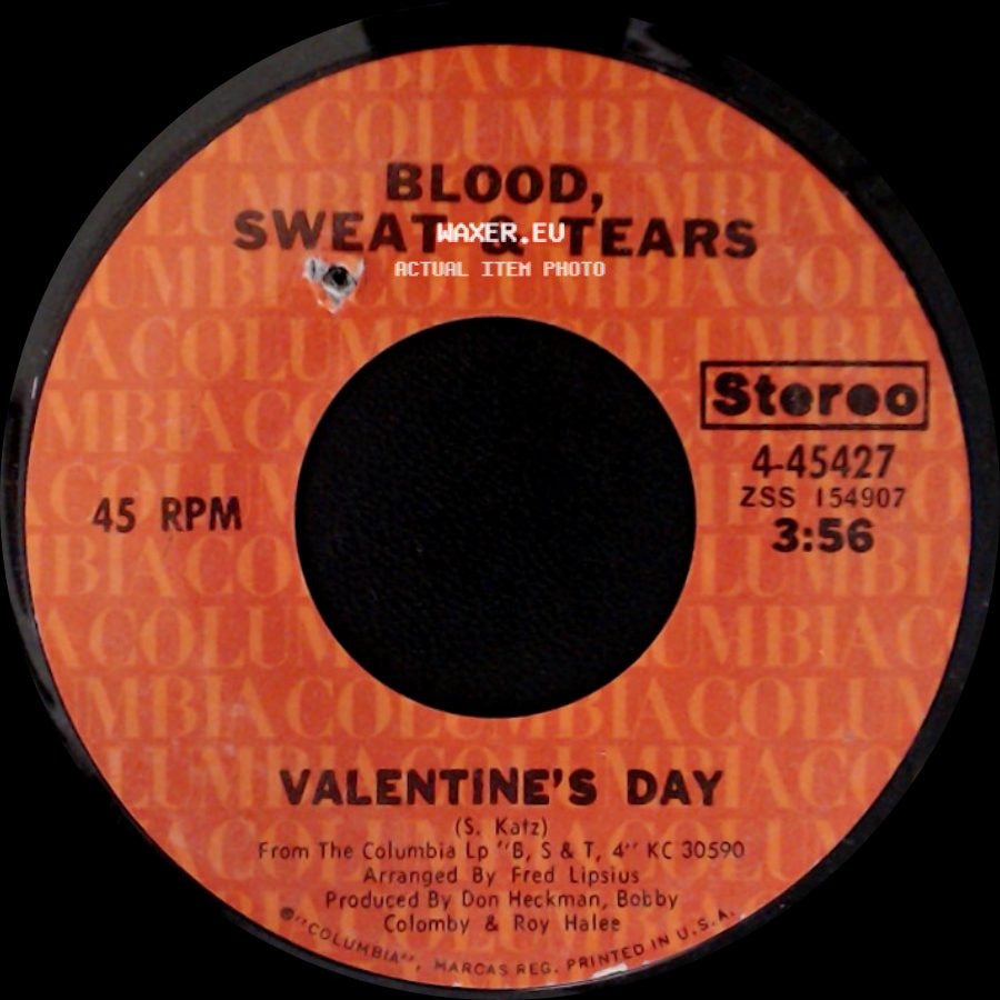 Blood, Sweat & Tears - Go Down Gamblin' / Valentine's Day side B