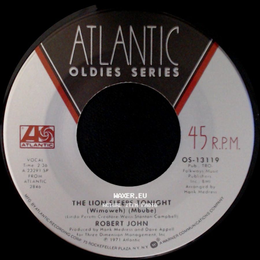 Robert John / Blues Image - The Lion Sleeps Tonight / Ride Captain Ride side A
