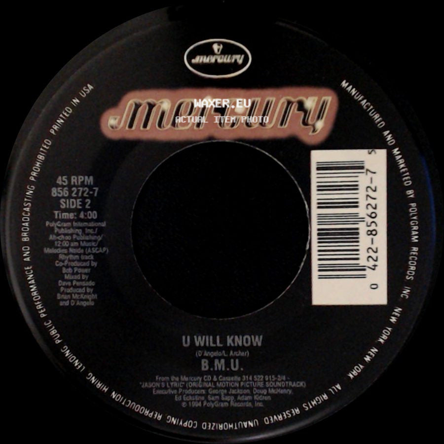 B.M.U. - U Will Know / U Will Know side B