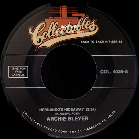 Archie Bleyer - The Naughty Lady Of Shady Lane / Hernando's Hideaway side B