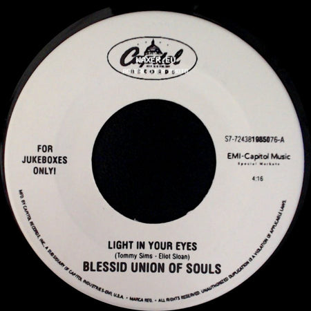 Blessid Union Of Souls - Light In Your Eyes / I Wanna Be There side A