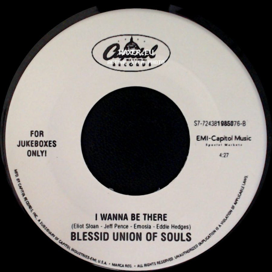 Blessid Union Of Souls - Light In Your Eyes / I Wanna Be There side B