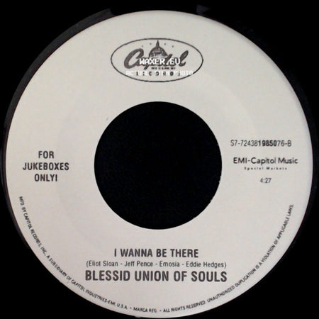 Blessid Union Of Souls - I Wanna Be There / Light In Your Eyes side A