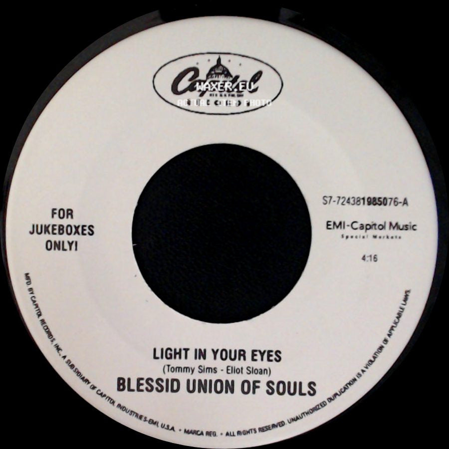 Blessid Union Of Souls - I Wanna Be There / Light In Your Eyes side B
