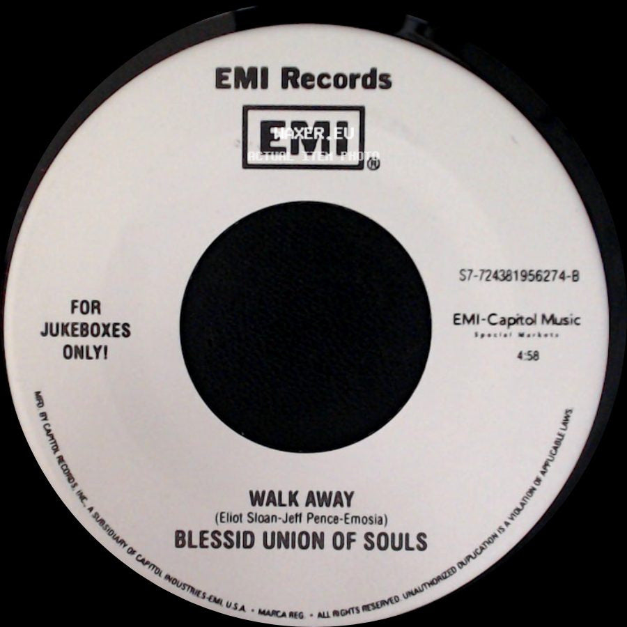Blessid Union Of Souls - I Wanna Be There / Walk Away side B