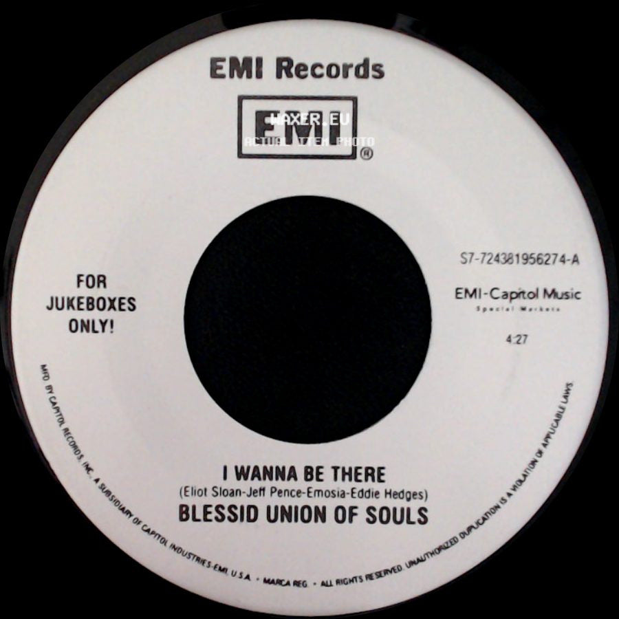 Blessid Union Of Souls - Walk Away / I Wanna Be There side B