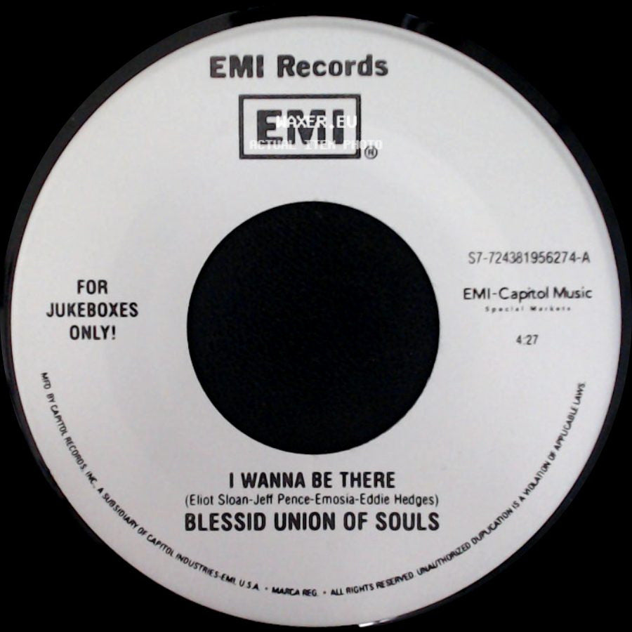Blessid Union Of Souls - I Wanna Be There / Walk Away side A