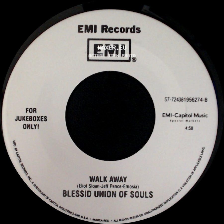 Blessid Union Of Souls - I Wanna Be There / Walk Away side B