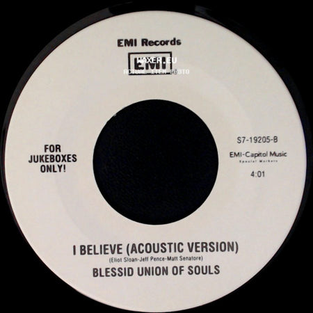 Blessid Union Of Souls - All Along / I Believe (Acoustic Version) side B