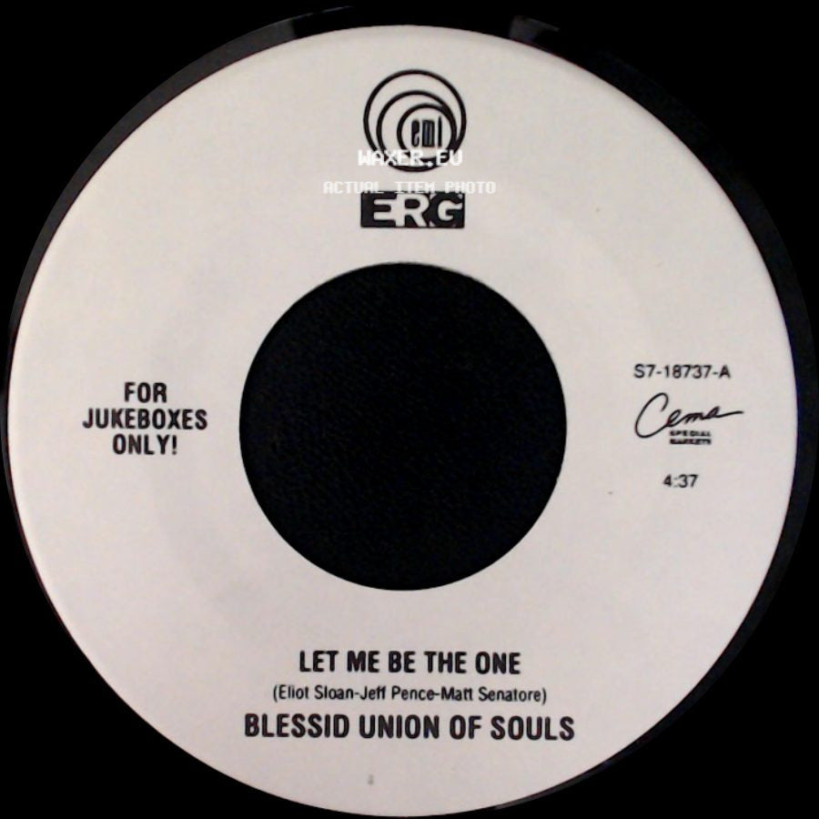 Blessid Union Of Souls - Let Me Be The One / I Believe (Alternate Radio Mix) side A