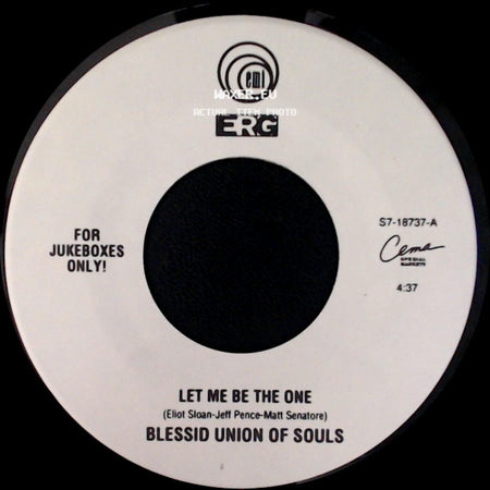 Blessid Union Of Souls - Let Me Be The One / I Believe (Alternate Radio Mix) side A