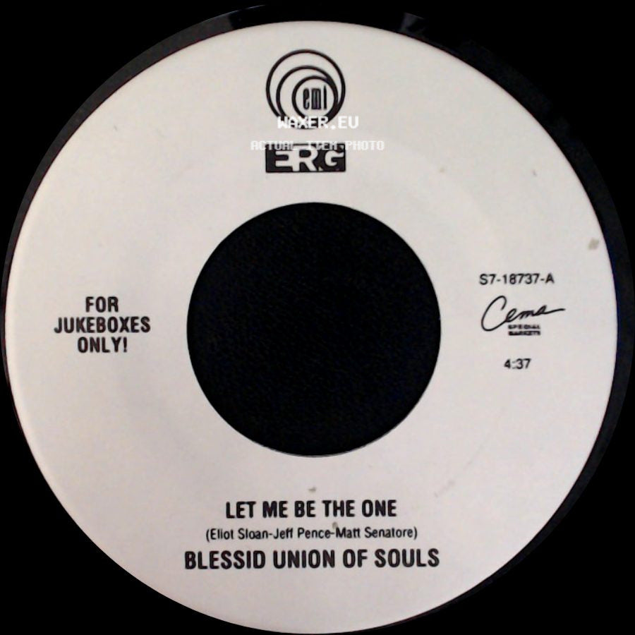 Blessid Union Of Souls - Let Me Be The One / I Believe (Alternate Radio Mix) side A