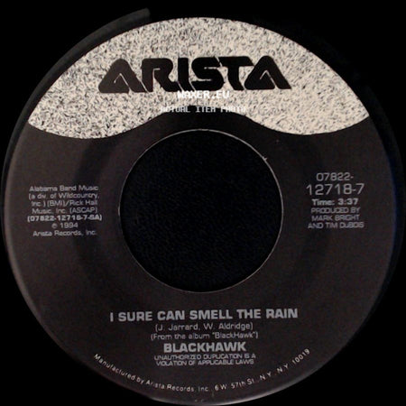 Blackhawk - Stone By Stone / I Sure Can Smell The Rain side B