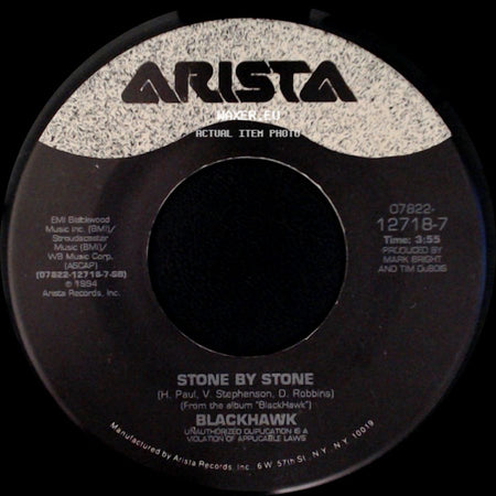 Blackhawk - Stone By Stone / I Sure Can Smell The Rain side A