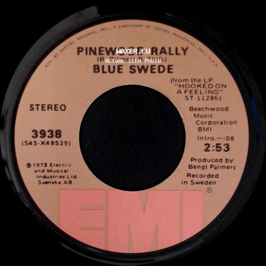 Blue Swede - Pinewood Rally / Never My Love side A
