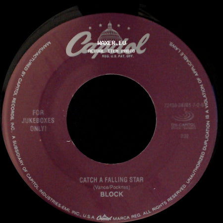 Block - Catch A Falling Star / Rhinoceros side A