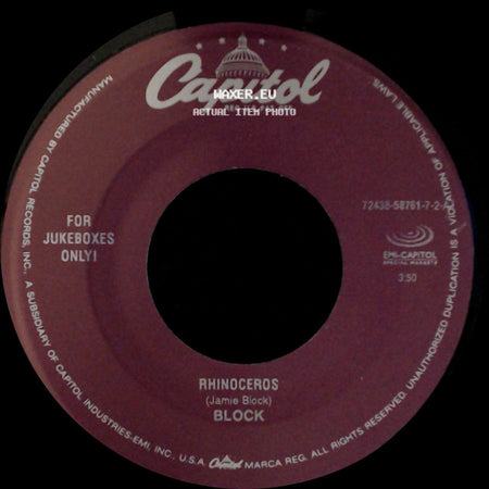 Block - Rhinoceros / Catch A Falling Star side A