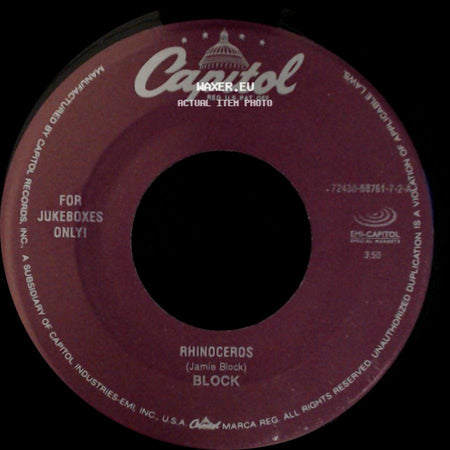 Block - Rhinoceros / Catch A Falling Star side A