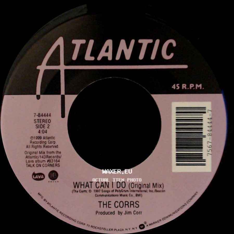 The Corrs - What Can I Do (Mangini Remix) / What Can I Do (Original Mix) side B