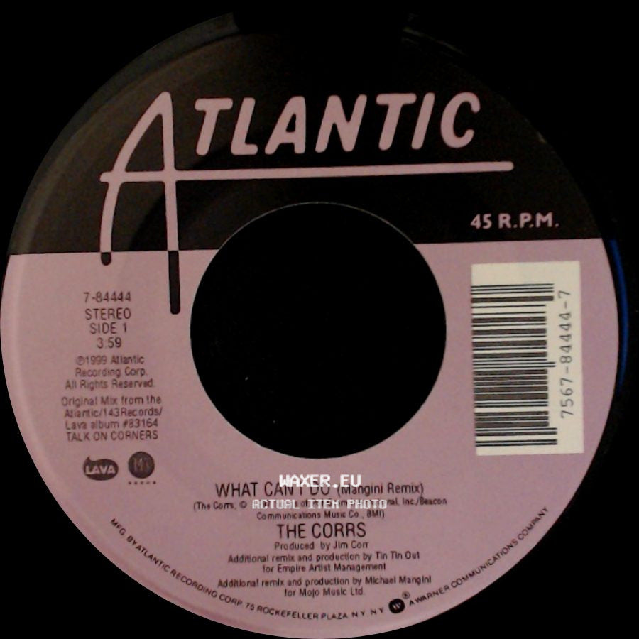 The Corrs - What Can I Do (Mangini Remix) / What Can I Do (Original Mix) side A