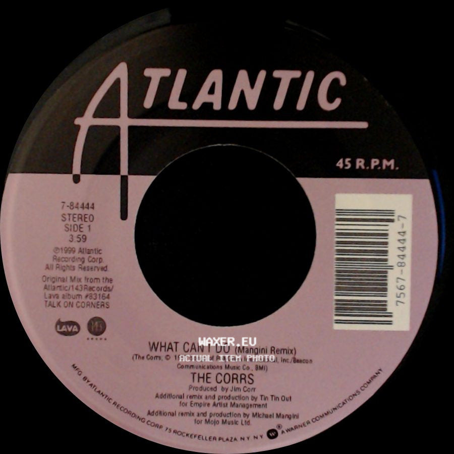 The Corrs - What Can I Do (Mangini Remix) / What Can I Do (Original Mix) side A