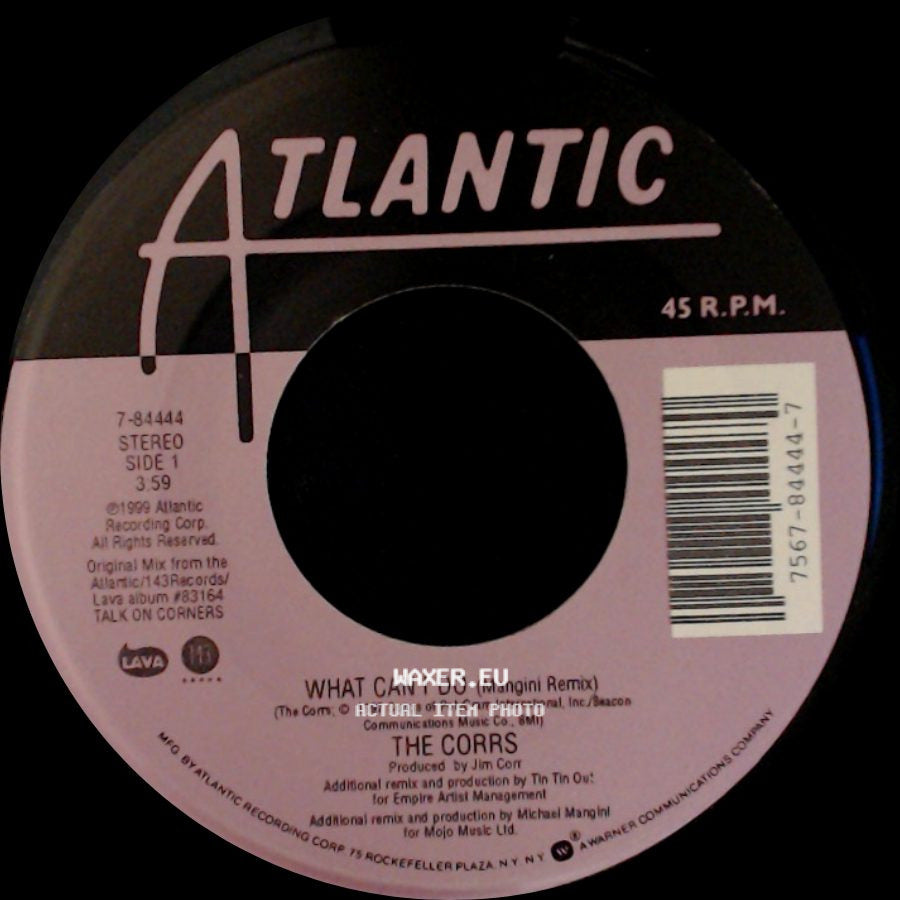The Corrs - What Can I Do (Mangini Remix) / What Can I Do (Original Mix) side A