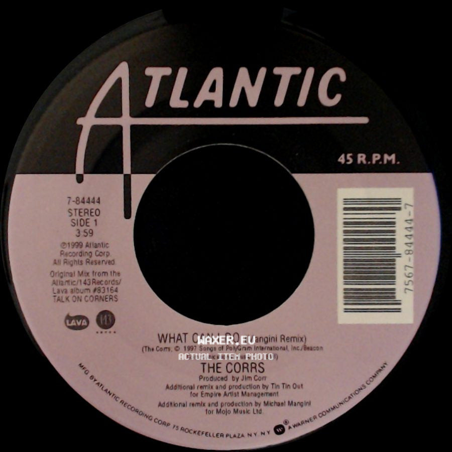 The Corrs - What Can I Do (Mangini Remix) / What Can I Do (Original Mix) side A