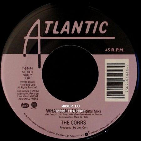The Corrs - What Can I Do (Mangini Remix) / What Can I Do (Original Mix) side B