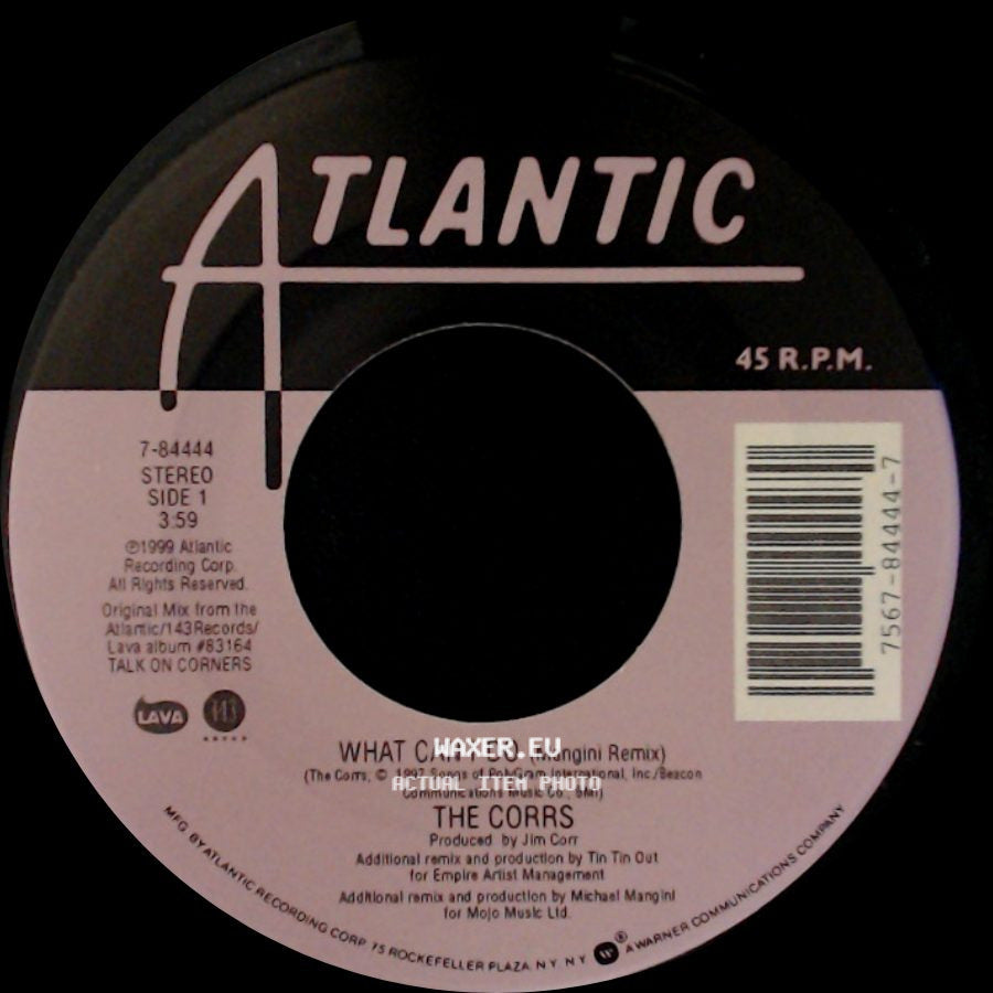 The Corrs - What Can I Do (Mangini Remix) / What Can I Do (Original Mix) side A